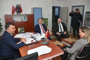 Işıklar Mal Müdürlüğü’nü ziyaret etti