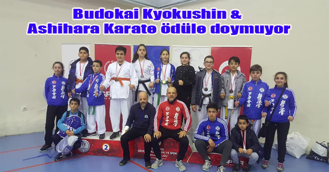 Budokai Kyokushin & Ashihara Karate ödüle doymuyor