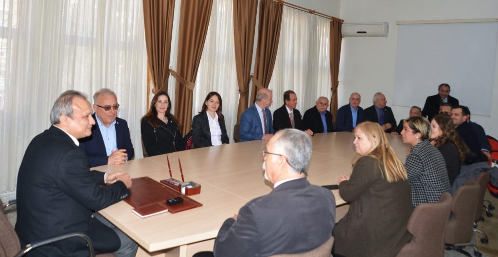 DEĞİRMENCİ’DEN KAYMAKAM PARTAL’A ZİYARET