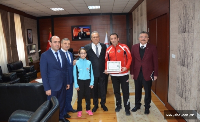 Türkiye Şampiyonumuz ödüllendirildi