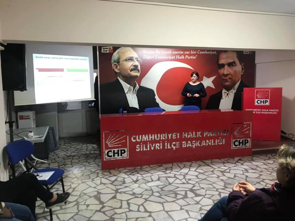 CHP Silivri Sandık Güvenliği Eğitimlerine başladı