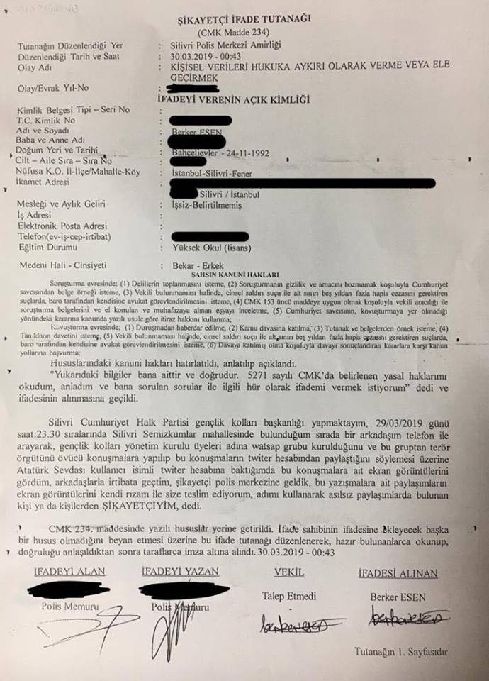 SİLİVRİ CHP GENÇLİK KOLLARINDAN AÇIKLAMA