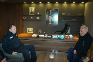 Değirmenci, Taner Ertürk’ü ziyaret etti