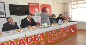 SAADET PARTİLİ KADINLARDAN KAHVALTILI TOPLANTI