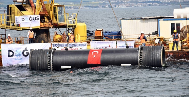 ERGENE’DE SON BORU DENİZE BIRAKILDI