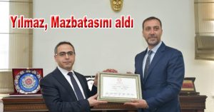 Yılmaz, Mazbatasını aldı