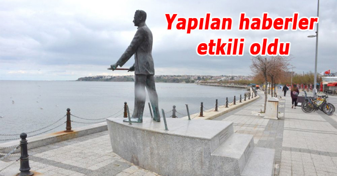 Yapılan haberler etkili oldu