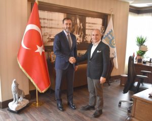 HASAN AKGÜN’DEN BAŞKAN YILMAZ’A ZİYARET