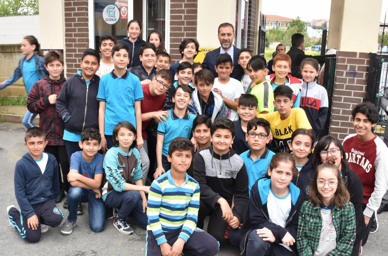 ERTUĞRUL GAZİ ORTAOKULU KÜTÜPHANESİ AÇILDI