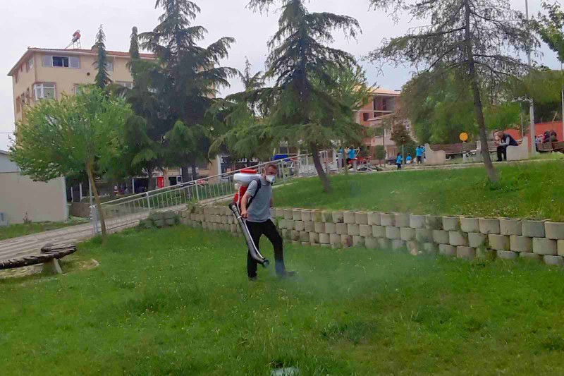 İLÇEDE İLAÇLAMA ÇALIŞMALARI BAŞLADI