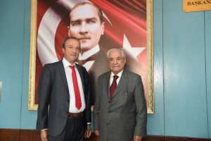 ESKİ İBB BAŞKANI NURETTİN SÖZEN’DEN TURAN HANÇERLİ’YE ZİYARET