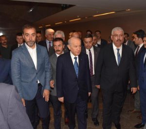 DERNEK BAŞKANLARI DEVLET BAHÇELİ’NİN MİSAFİRİ OLDU