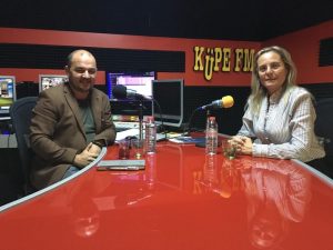 Göçengil, Küpe FM’nin konuğu oldu