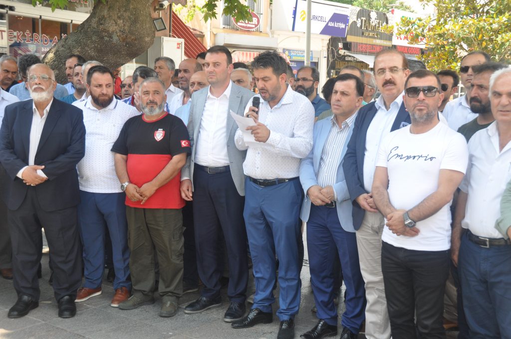 Şehit Muhammed  Mursi için basın açıklaması düzenlendi