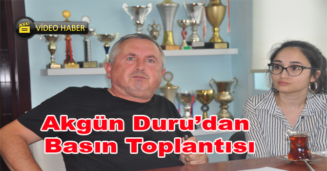 (Video Haber) Duru’dan Basın toplantısı