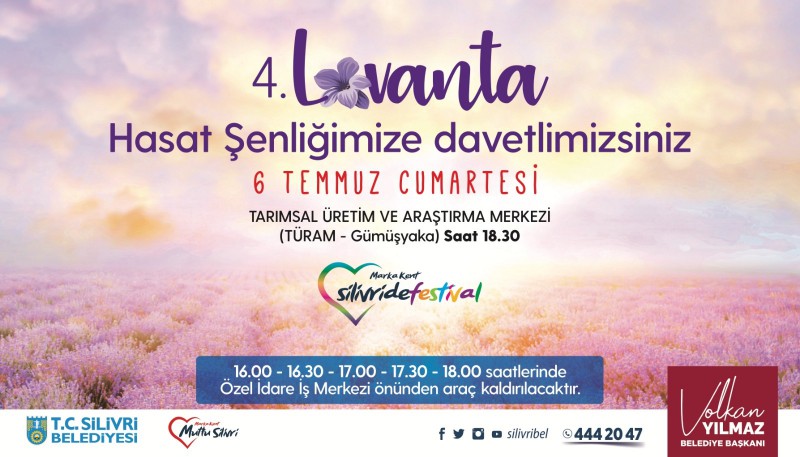 SİLİVRİ’DE LAVANTA HASAT ŞENLİĞİ DÜZENLENECEK