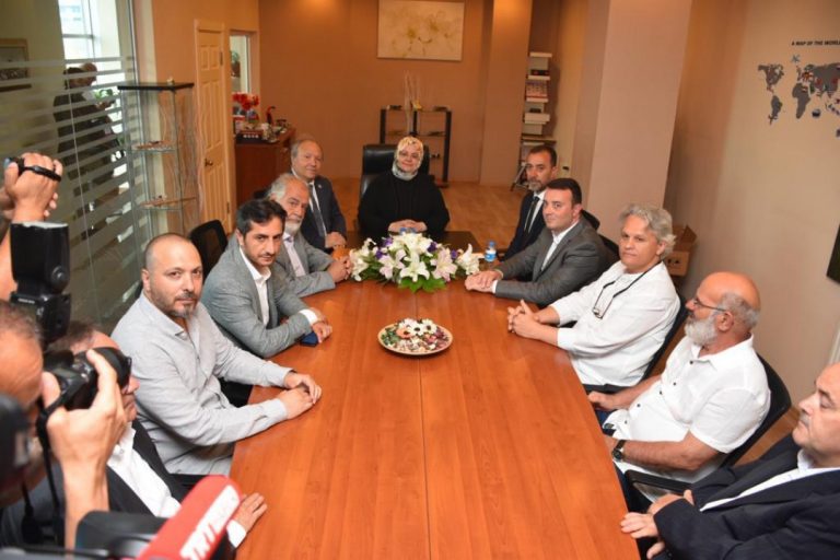 BAŞKAN YILMAZ, BAKAN SELÇUK İLE FABRİKA