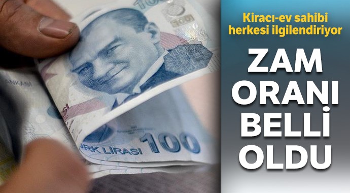 Kira artış oranı belli oldu!