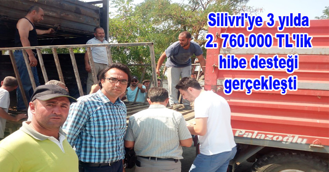 Silivri’ye 3 yılda 2. 760.000 TL’lik hibe desteği gerçekleşti
