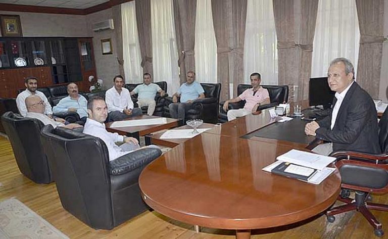 SİLİVRİSPOR YÖNETİMİ KAYMAKAM PARTAL’I ZİYARET ETTİ