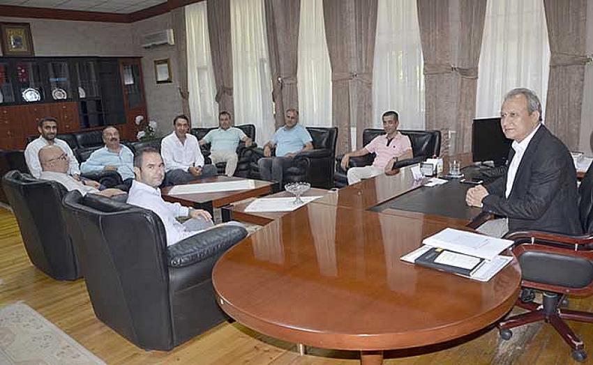 SİLİVRİSPOR YÖNETİMİ KAYMAKAM PARTAL’I ZİYARET ETTİ