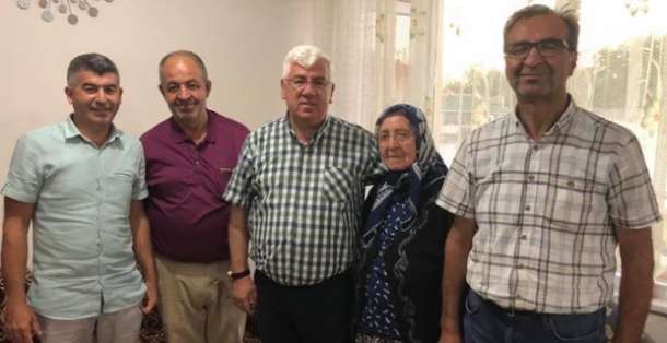 YÜKSEL’DEN ŞEHİT AİLELERİNE ZİYARET