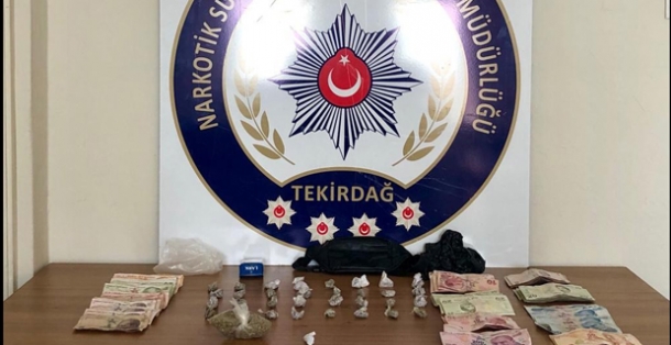 ÇORLU’DA UYUŞTURUCUYA 3 GÖZALTI