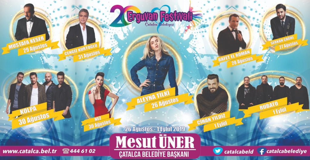 Çatalca 20. Erguvan Festivaline Hazır!