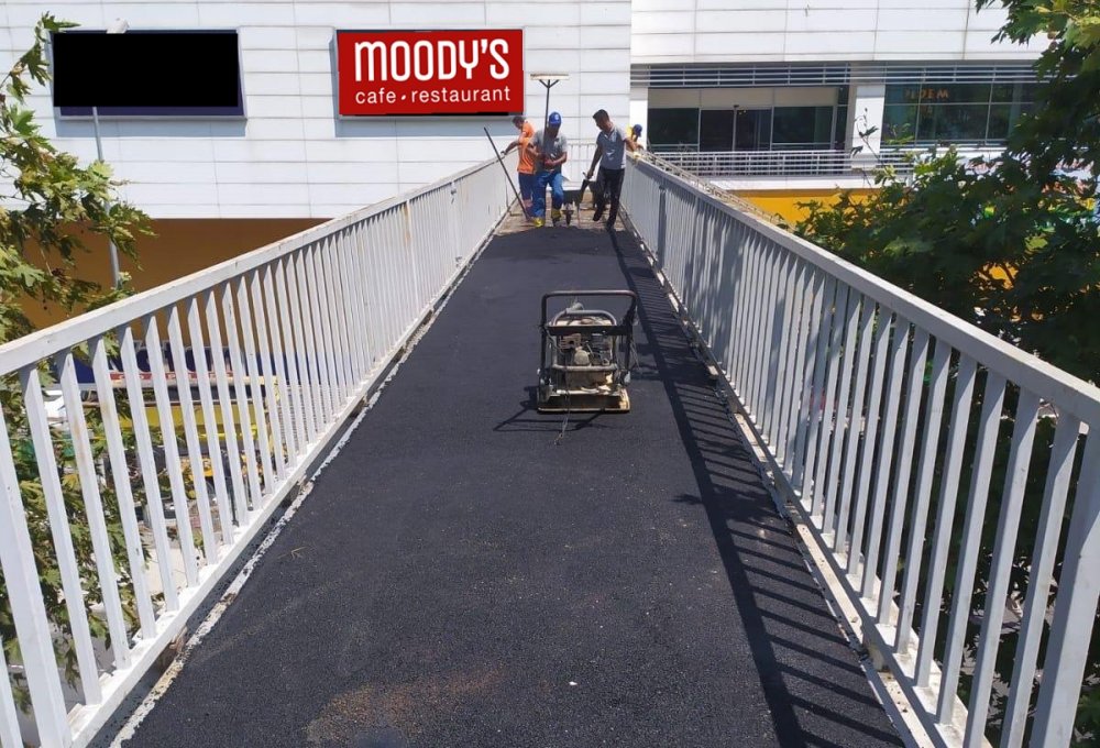 Kipa Üst geçit’i bakıma alındı