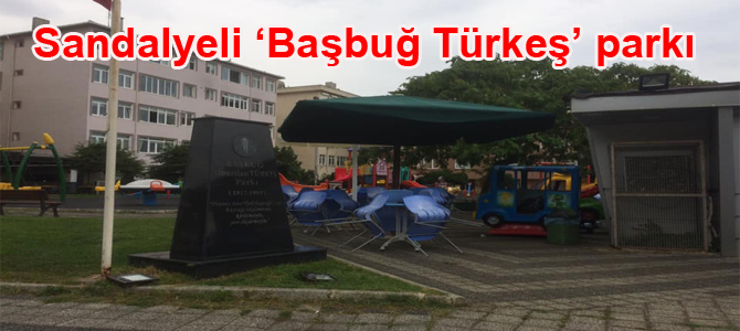 Sandalyeli Başbuğ Türkeş parkı