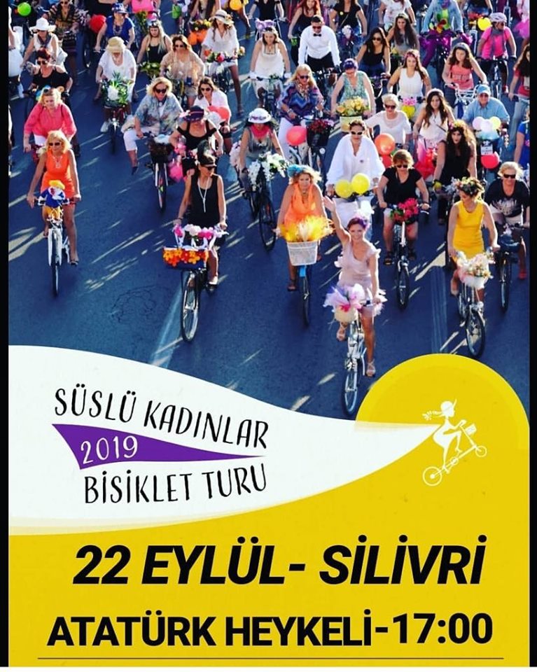 SİLİVRİ DE KADINLAR BİSİKLETE BİNİYOR
