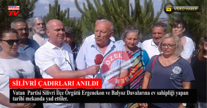Silivri Vatan Partisinden Anma program