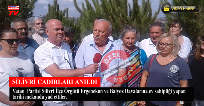 Silivri Vatan Partisinden Anma program