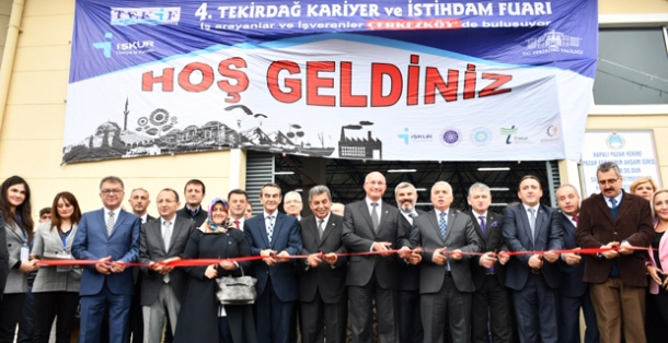 4. TEKİRDAĞ KARİYER VE İSTİHDAM FUARI KAPILARINI AÇTI