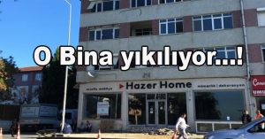 O Bina yıkılıyor…!