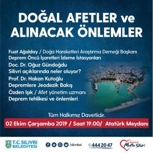 DEPREM PANELİNE DAVETLİSİNİZ