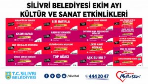 EKİM AYI KÜLTÜR SANAT TAKVİMİ YAYINLANDI