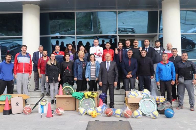 GENÇLİK SPOR BAKANLIĞINDAN TEKİRDAĞ GENÇLİK İL MÜDÜRLÜĞÜNE MALZEME DESTEĞİ