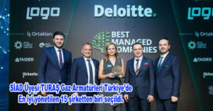 SİAD Üyesi TURAŞ Gaz Armatürleri Türkiye’de En iyi yönetilen 15 şirketten biri seçildi.