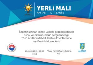 Yerli Malı Paneline Davet