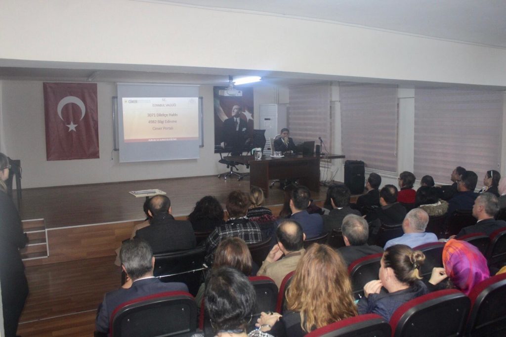 Belediye personeline CİMER eğitimi verildi