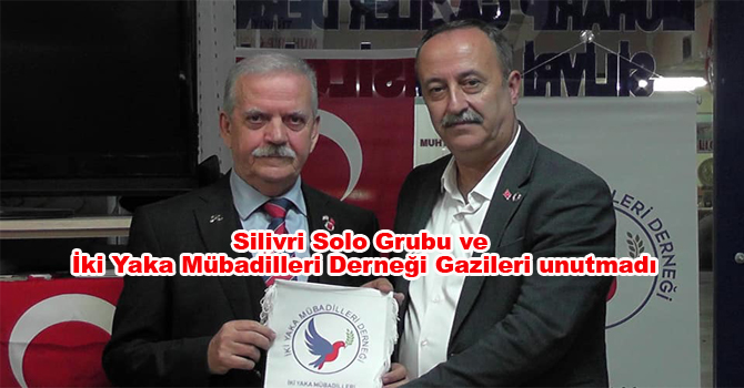 Silivri Solo Grubu ve İki Yaka Mübadilleri Derneği Gazileri unutmadı