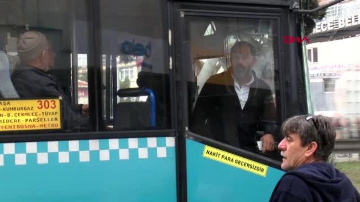 Silivri Halk Otobüsünde tacizci  iddiası
