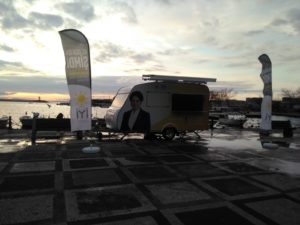 İYİ Parti Karavanı Silivri sahilinde