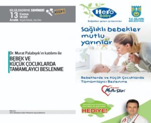 ÇOCUKLARDA TAMAMLAYICI BESLENME SEMİNERİNE DAVETLİSİNİZ