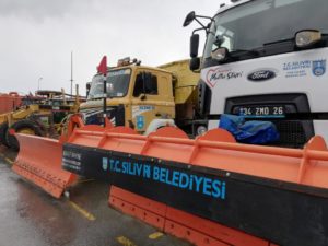 SİLİVRİ BELEDİYE EKİPLERİ KIŞA HAZIR