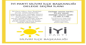 İYİ PARTİ DELEGE SEÇİM TARİHİ BELLİ OLDU