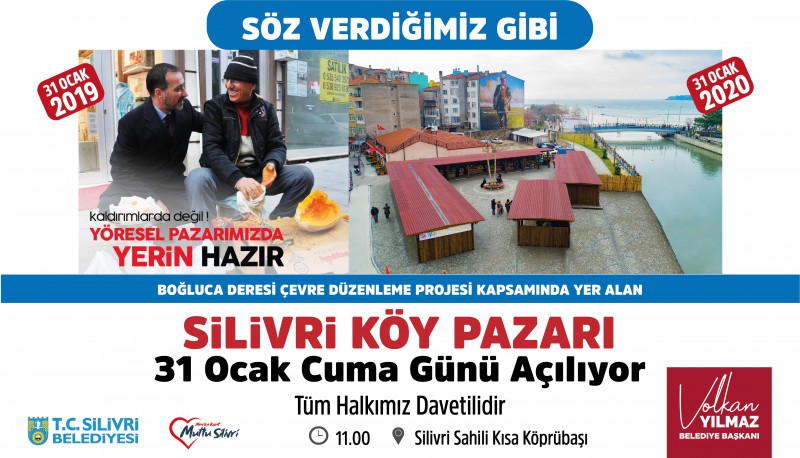 Silivri’de Organik Köy Pazarı açılıyor