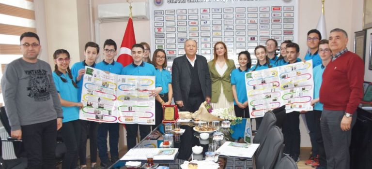 Derya Yaran ve öğrencilerinden Silivri, SİAD’a teşekkür ziyareti