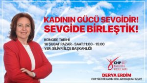 Derya Erdim, Silivri CHP Kadın Kolu Başkan Adayı oldu